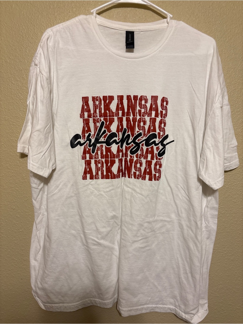 Arkansas Graphic Short-Sleeve Tee - White/Red
